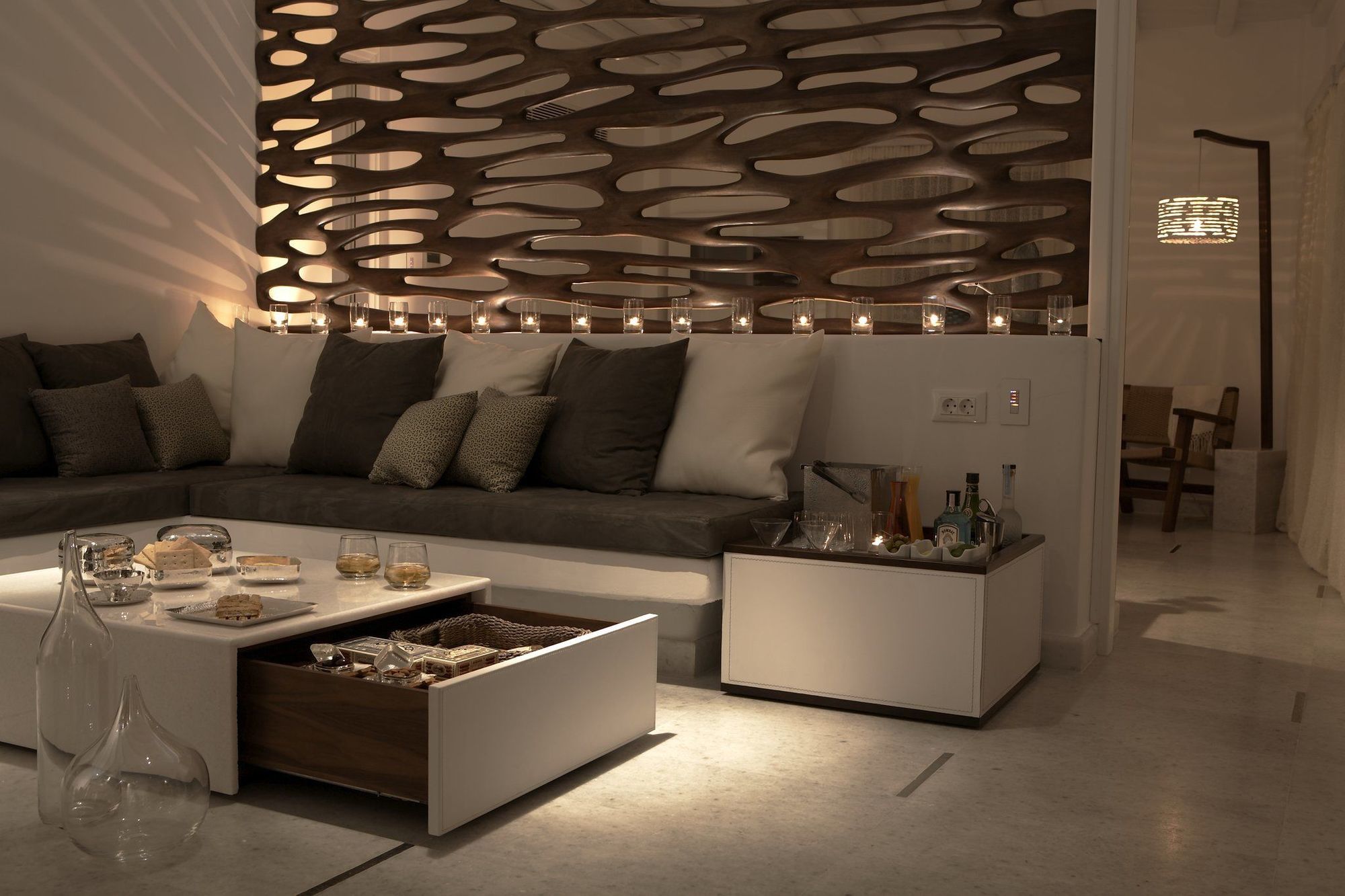 Belvedere Mykonos - Main Hotel - The Leading Hotels Of The World Mykonos Town Restaurant photo